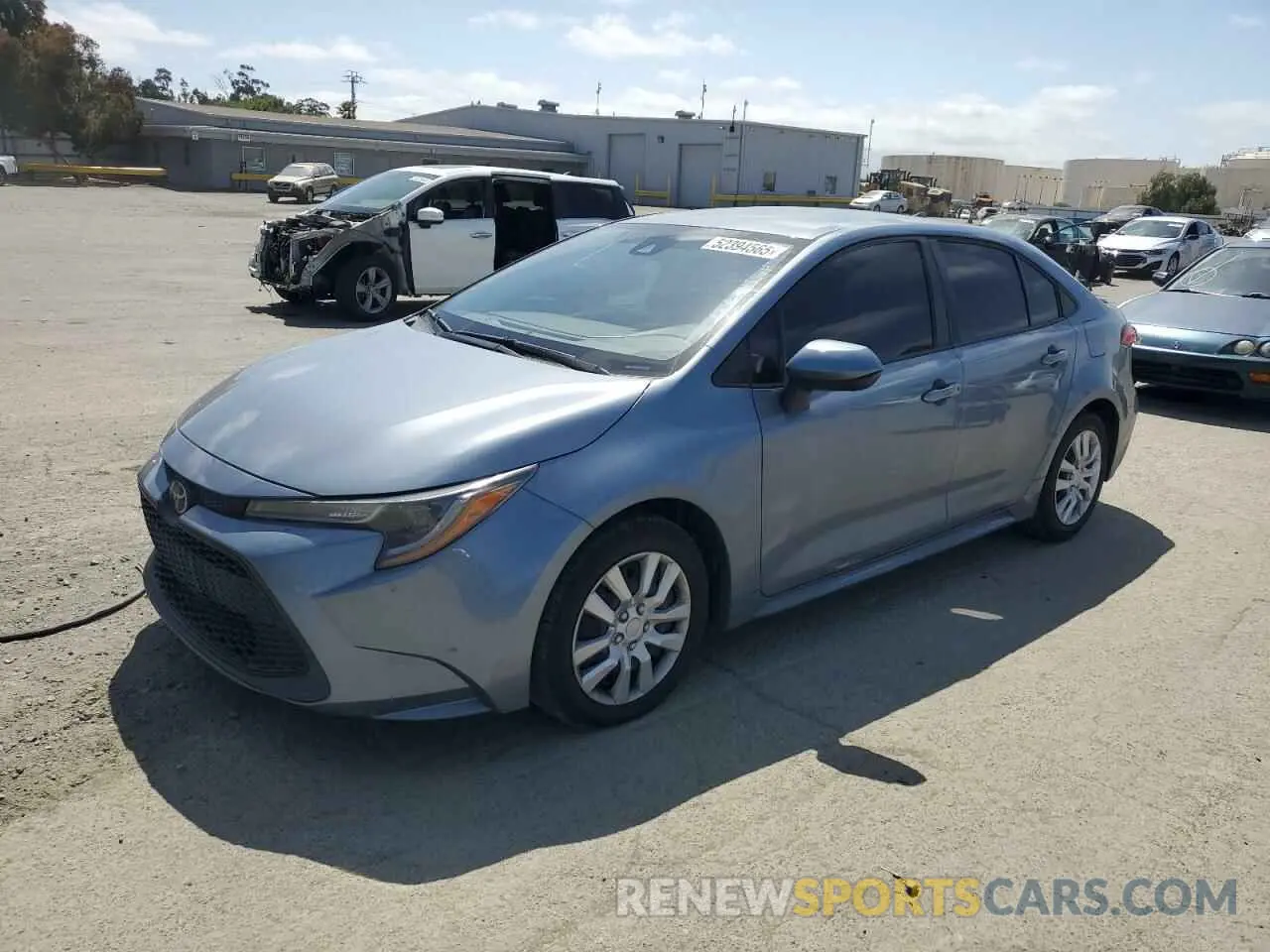 1 Photograph of a damaged car 5YFEPRAE1LP088177 TOYOTA COROLLA 2020
