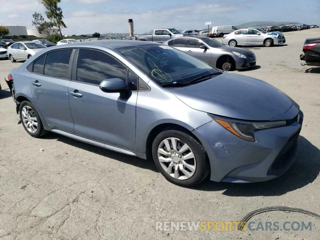 4 Photograph of a damaged car 5YFEPRAE1LP088177 TOYOTA COROLLA 2020