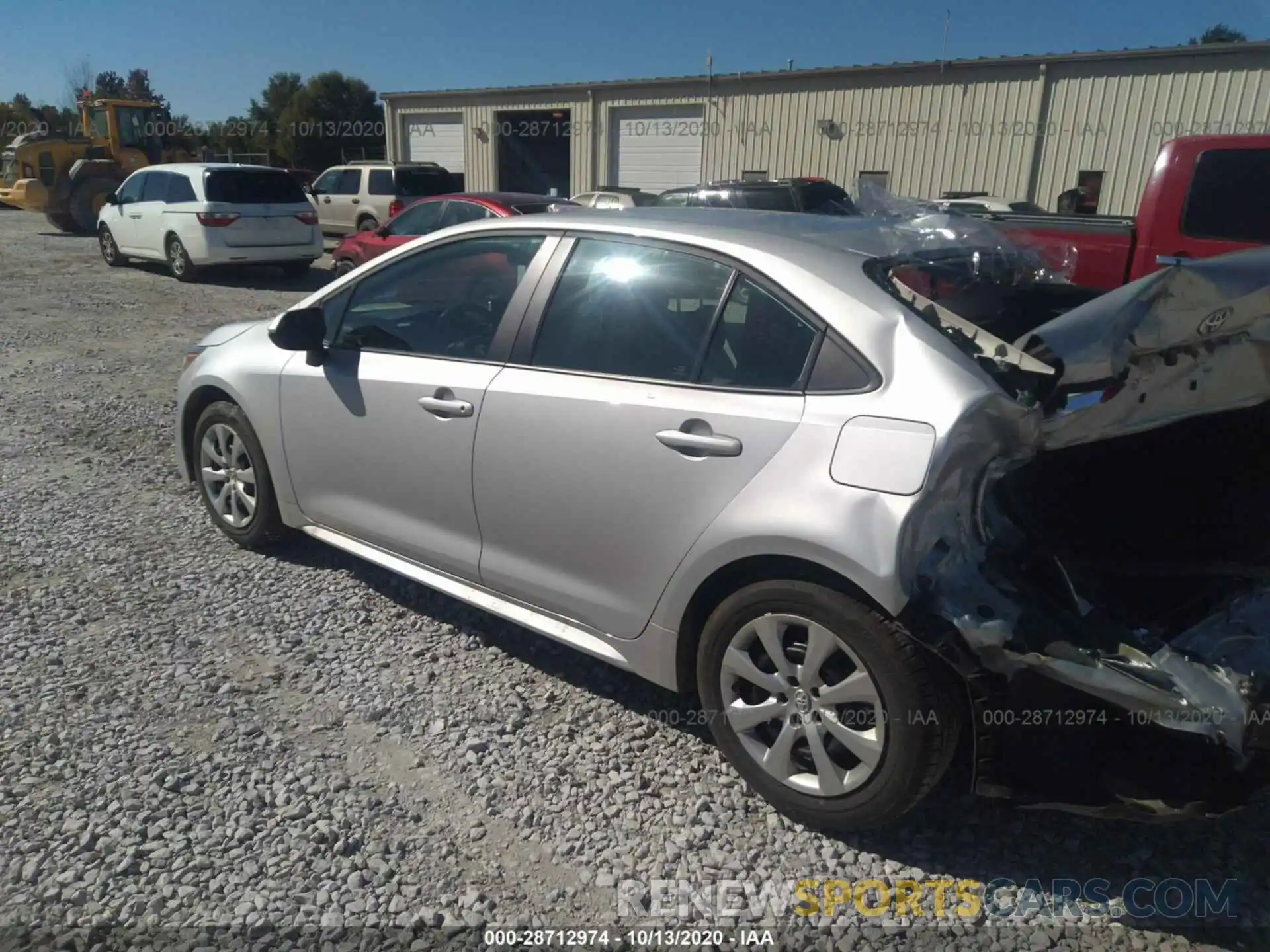 3 Photograph of a damaged car 5YFEPRAE1LP089684 TOYOTA COROLLA 2020