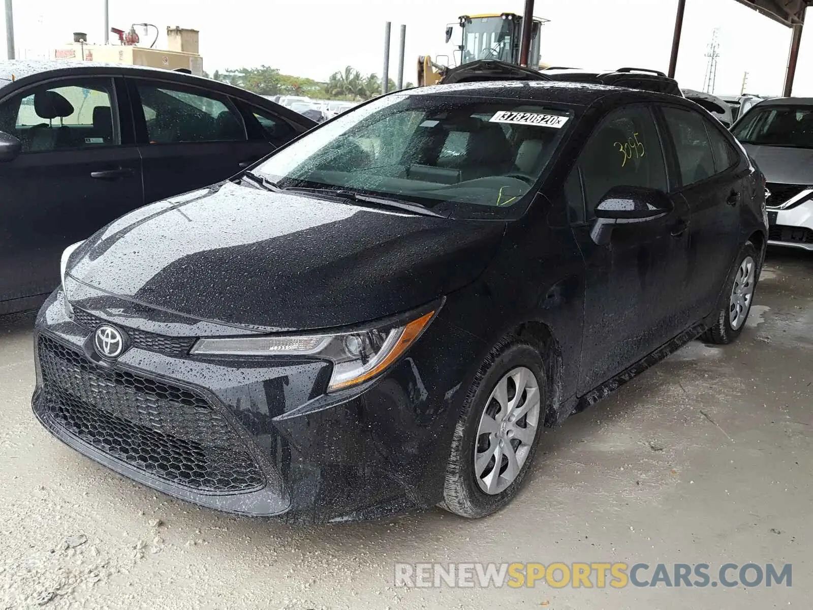2 Photograph of a damaged car 5YFEPRAE1LP090348 TOYOTA COROLLA 2020
