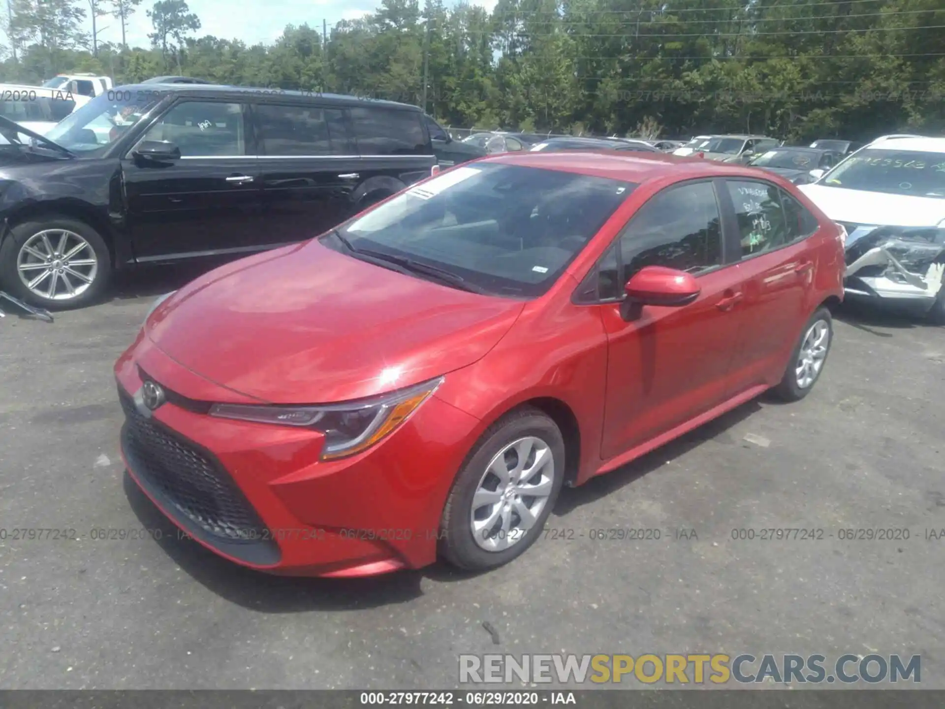 2 Photograph of a damaged car 5YFEPRAE1LP090446 TOYOTA COROLLA 2020