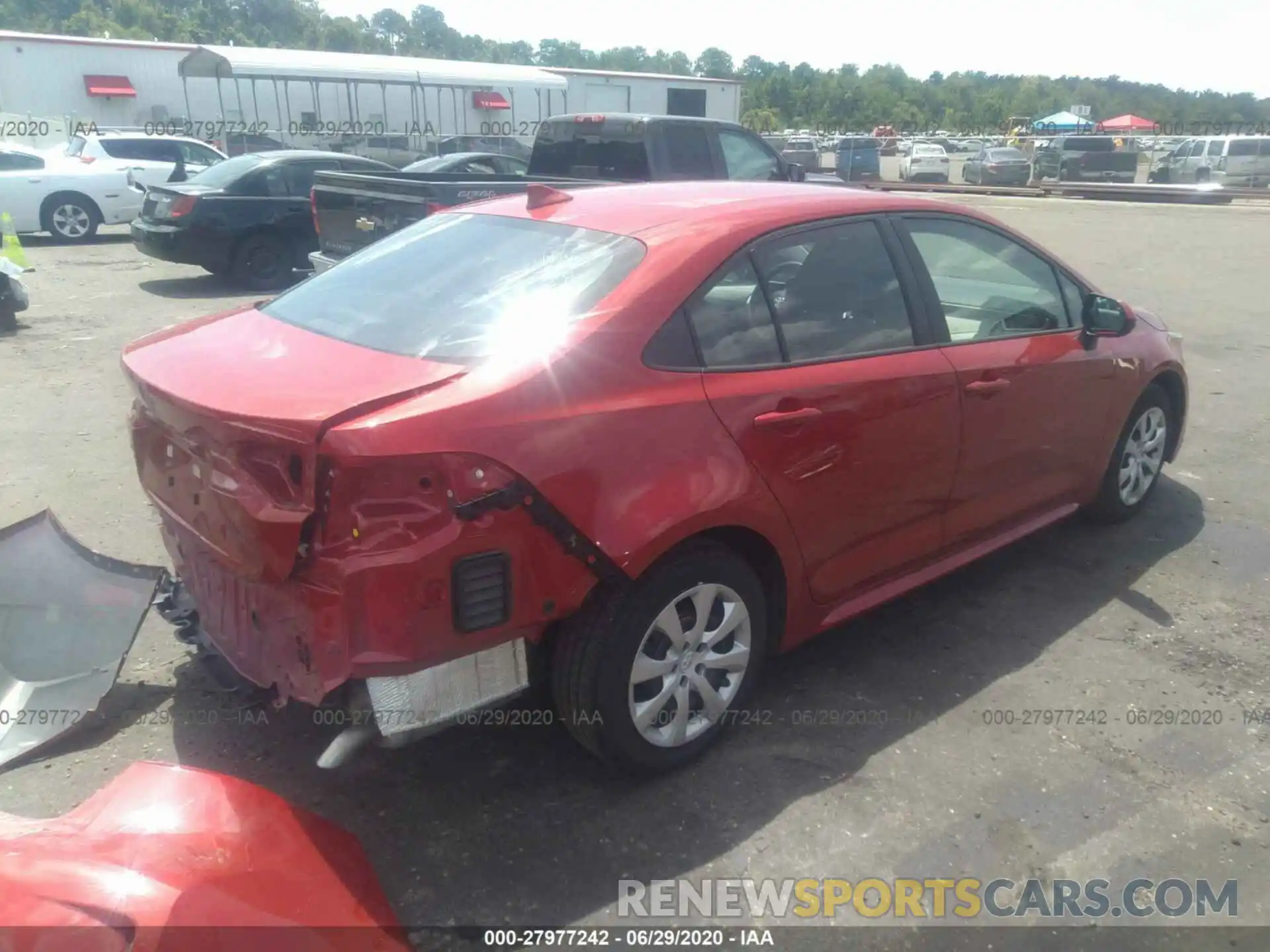 4 Photograph of a damaged car 5YFEPRAE1LP090446 TOYOTA COROLLA 2020