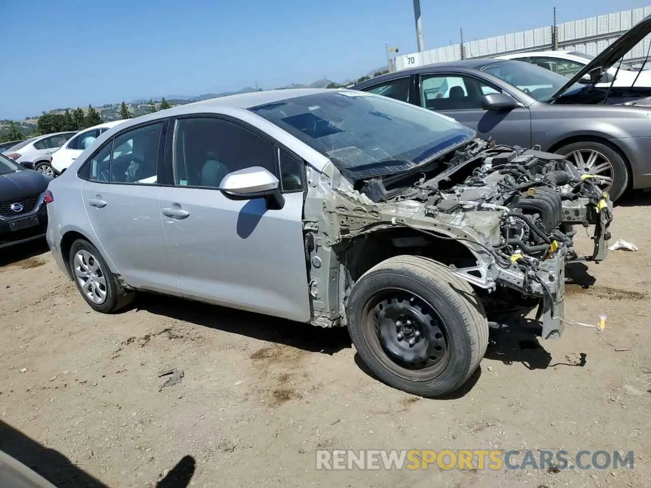 4 Photograph of a damaged car 5YFEPRAE1LP093380 TOYOTA COROLLA 2020