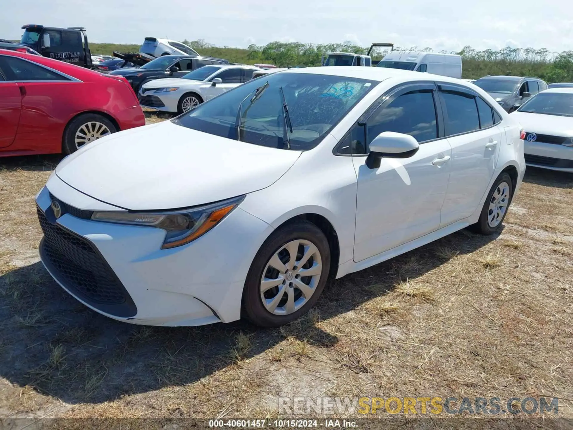 2 Photograph of a damaged car 5YFEPRAE1LP094545 TOYOTA COROLLA 2020