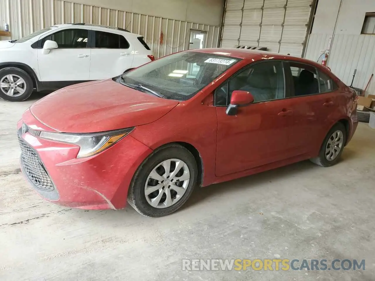 1 Photograph of a damaged car 5YFEPRAE1LP094612 TOYOTA COROLLA 2020