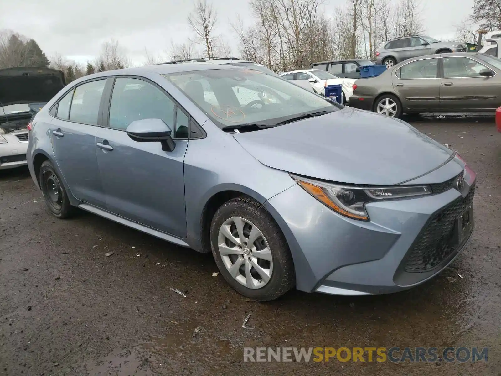 1 Photograph of a damaged car 5YFEPRAE1LP100750 TOYOTA COROLLA 2020