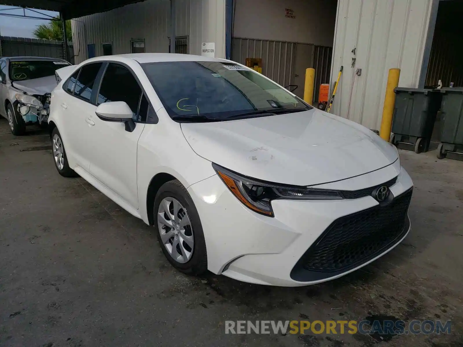 1 Photograph of a damaged car 5YFEPRAE1LP102708 TOYOTA COROLLA 2020