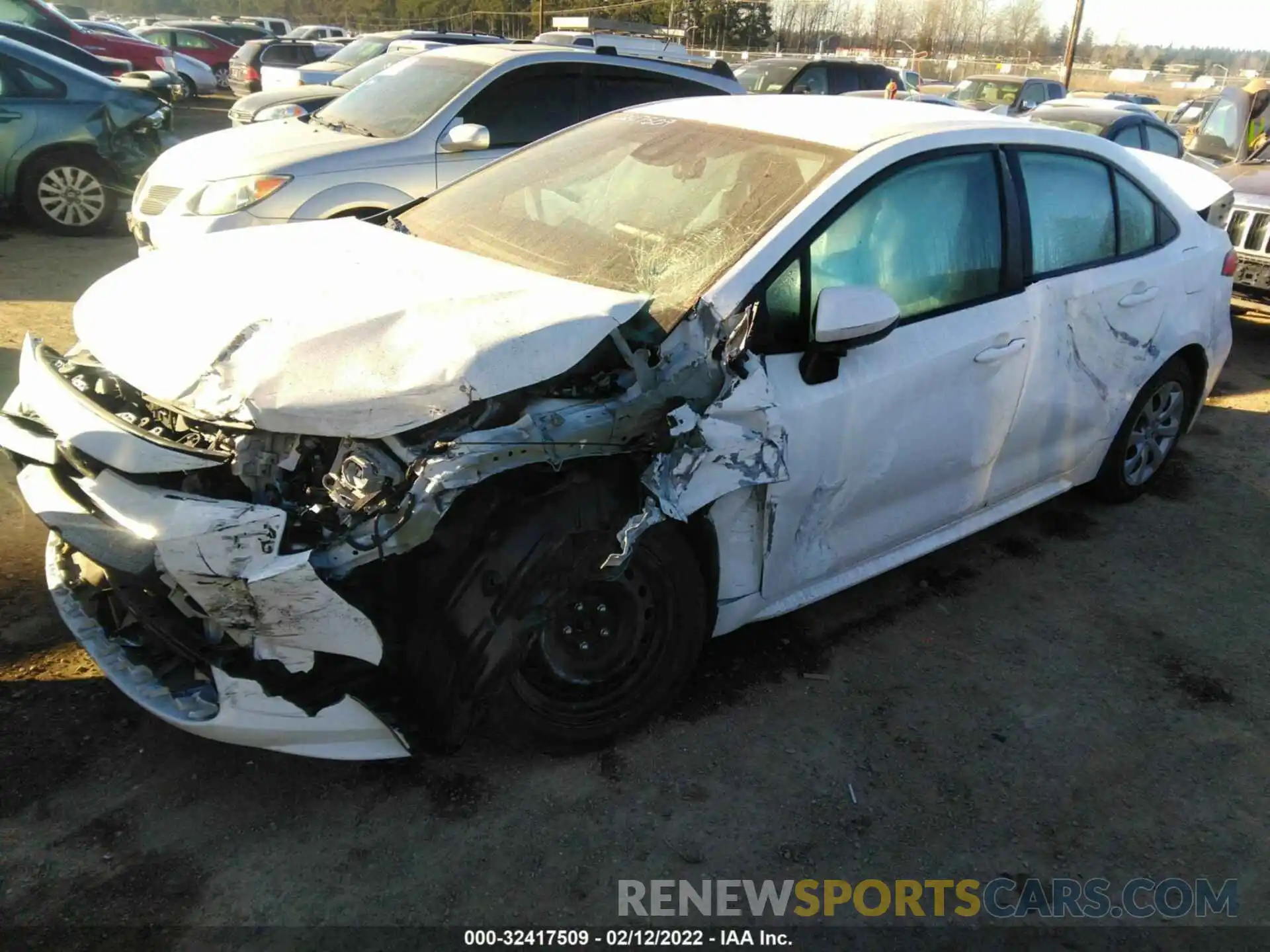 2 Photograph of a damaged car 5YFEPRAE1LP108556 TOYOTA COROLLA 2020