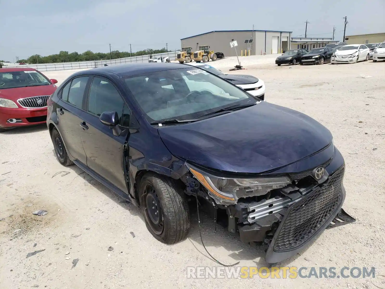 1 Photograph of a damaged car 5YFEPRAE1LP114261 TOYOTA COROLLA 2020