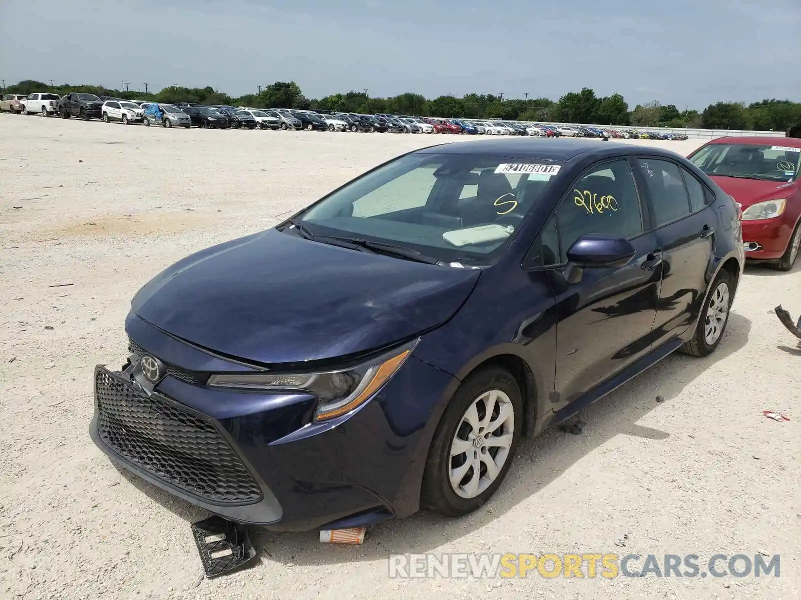 2 Photograph of a damaged car 5YFEPRAE1LP114261 TOYOTA COROLLA 2020