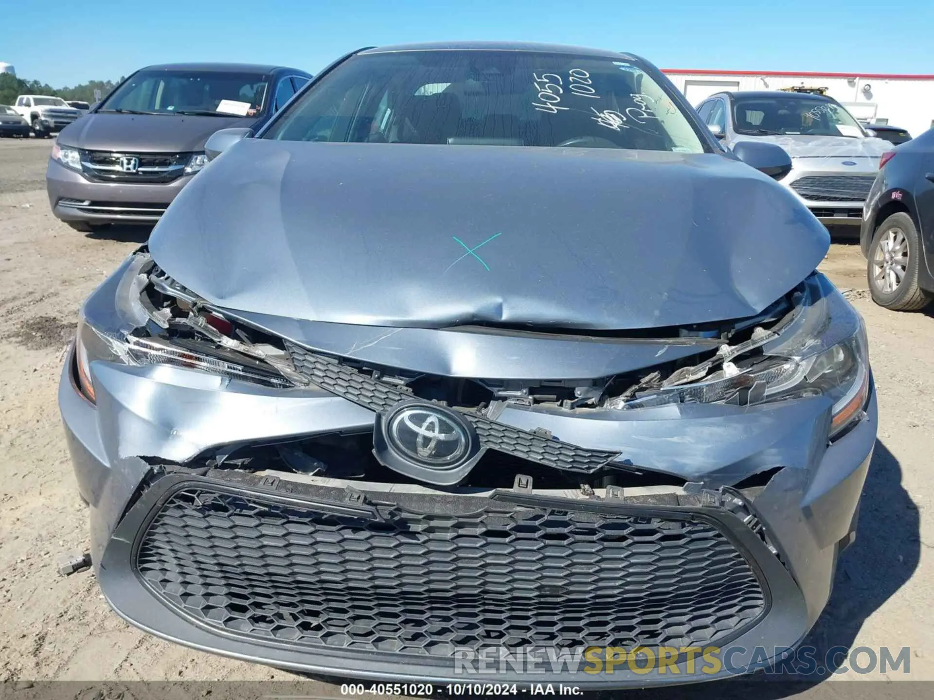 12 Photograph of a damaged car 5YFEPRAE1LP115801 TOYOTA COROLLA 2020