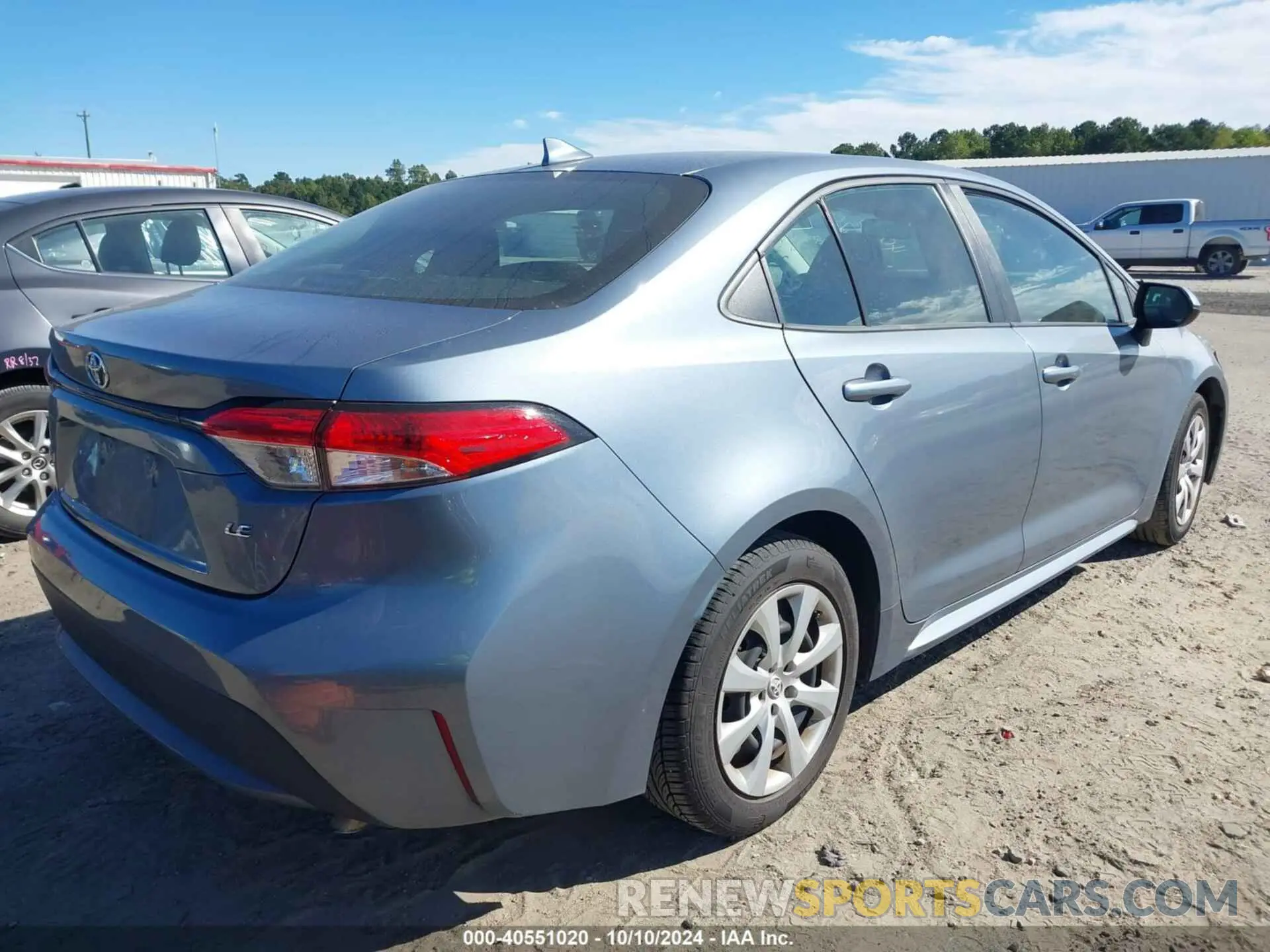 4 Photograph of a damaged car 5YFEPRAE1LP115801 TOYOTA COROLLA 2020