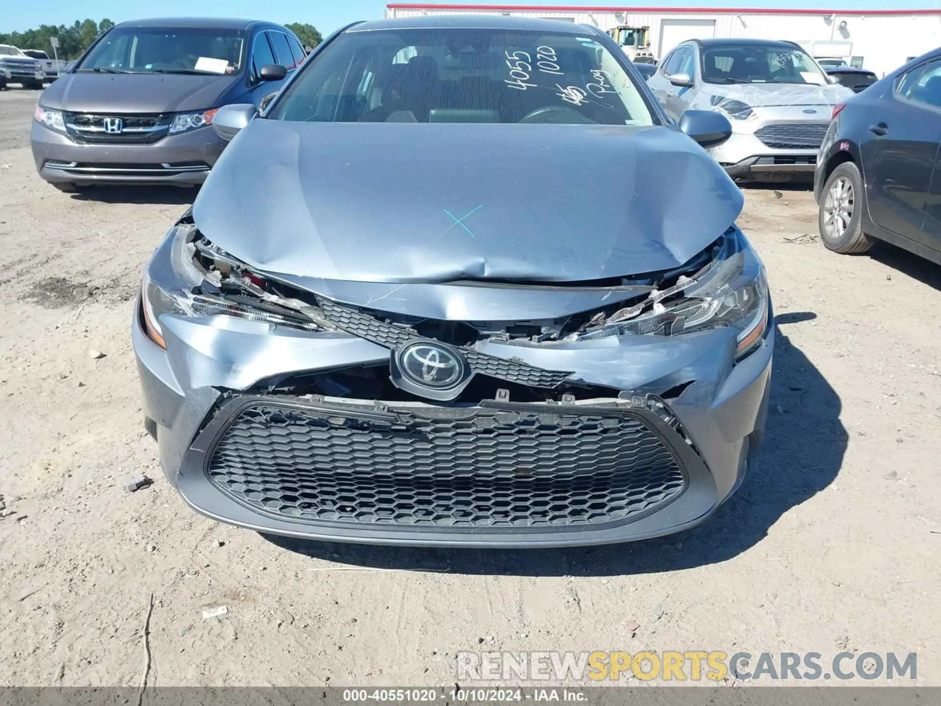 6 Photograph of a damaged car 5YFEPRAE1LP115801 TOYOTA COROLLA 2020