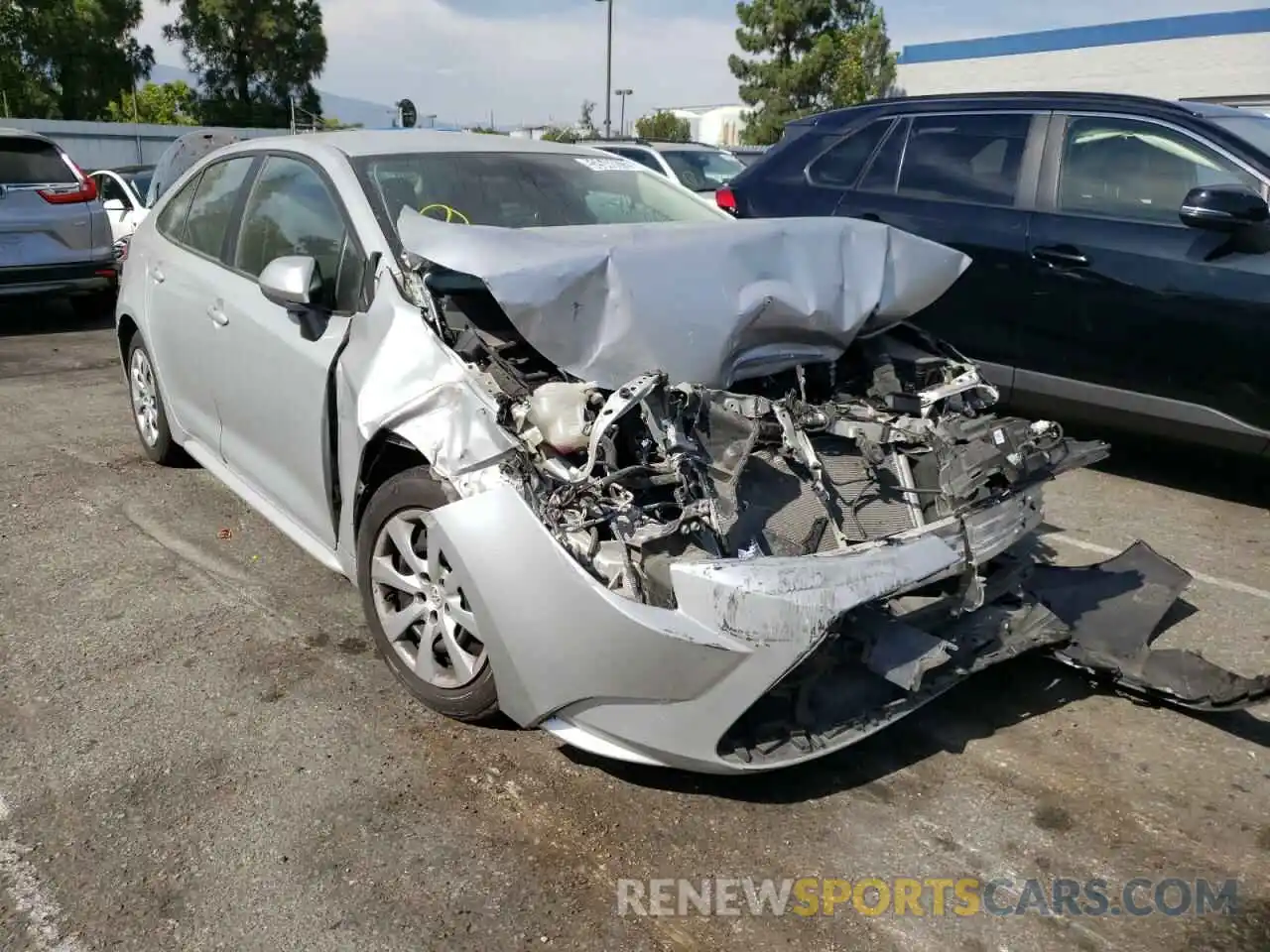 1 Photograph of a damaged car 5YFEPRAE1LP117855 TOYOTA COROLLA 2020