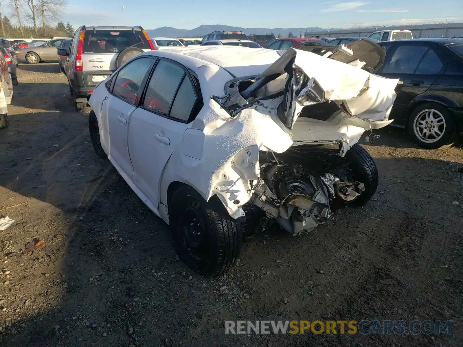 3 Photograph of a damaged car 5YFEPRAE1LP118391 TOYOTA COROLLA 2020