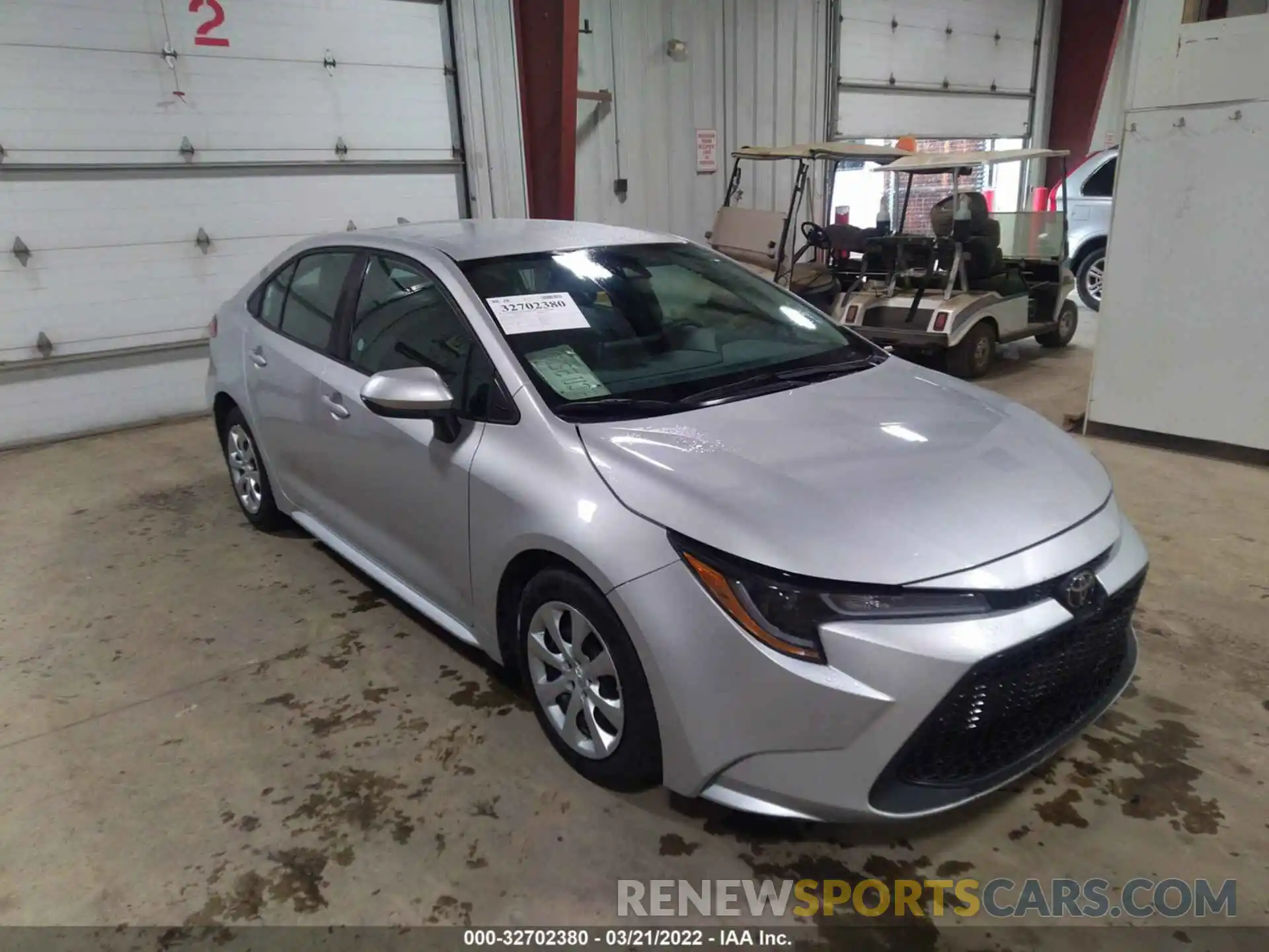 1 Photograph of a damaged car 5YFEPRAE1LP119167 TOYOTA COROLLA 2020