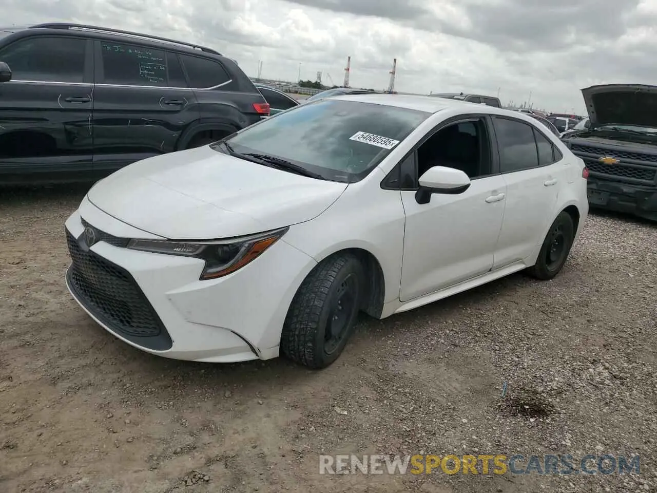 1 Photograph of a damaged car 5YFEPRAE1LP123817 TOYOTA COROLLA 2020
