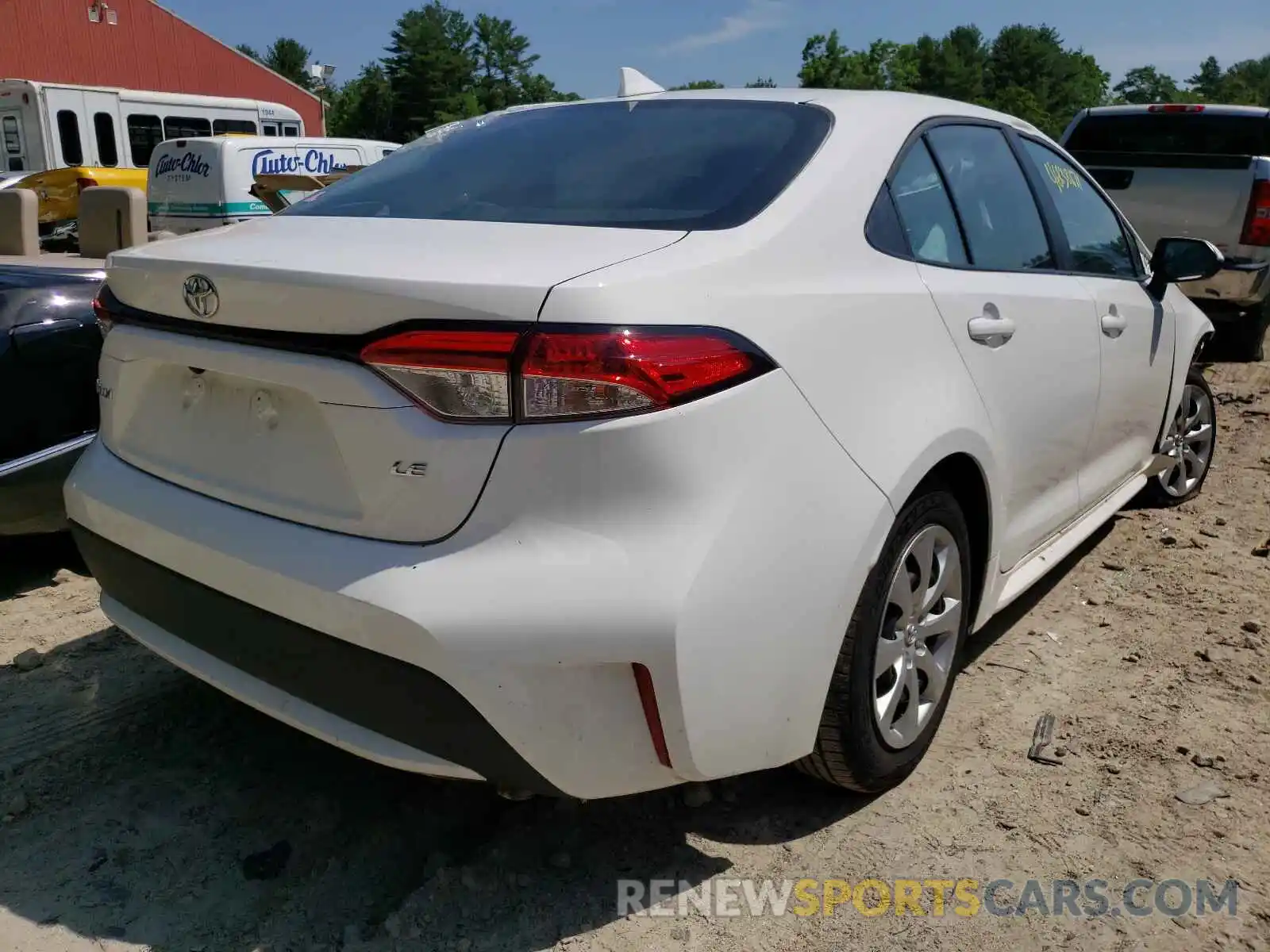 4 Photograph of a damaged car 5YFEPRAE1LP124059 TOYOTA COROLLA 2020