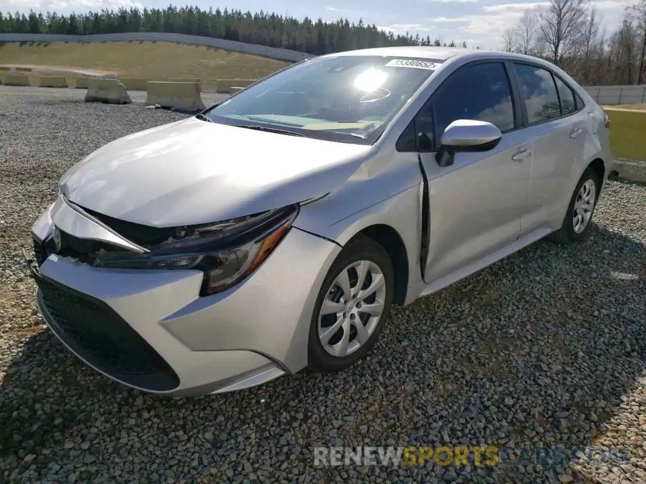 2 Photograph of a damaged car 5YFEPRAE1LP133960 TOYOTA COROLLA 2020