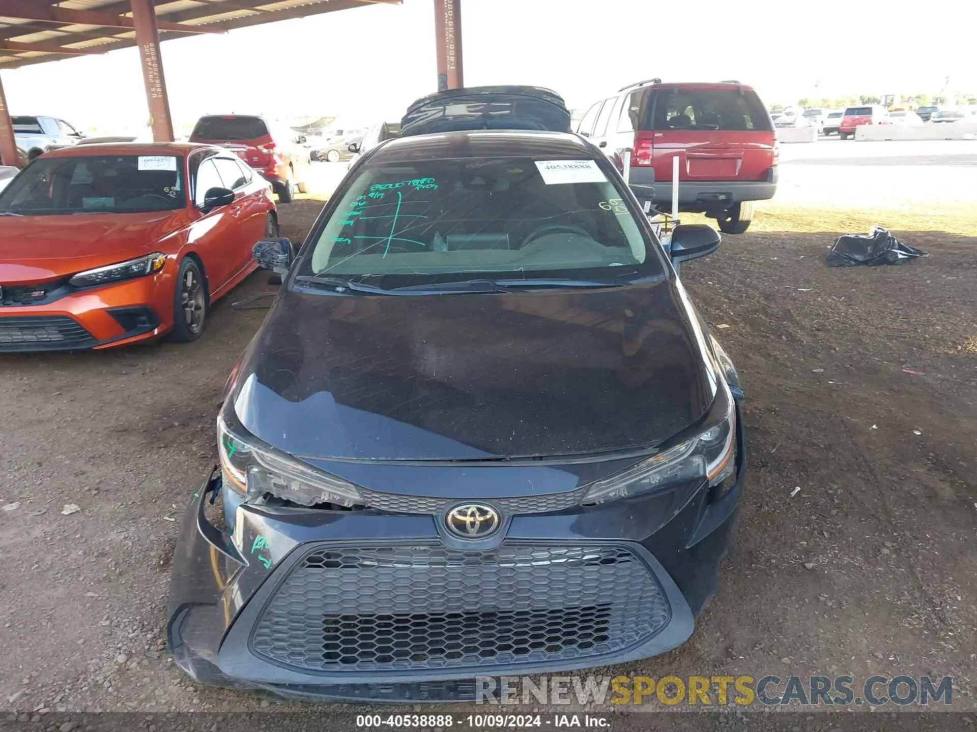 12 Photograph of a damaged car 5YFEPRAE1LP137653 TOYOTA COROLLA 2020
