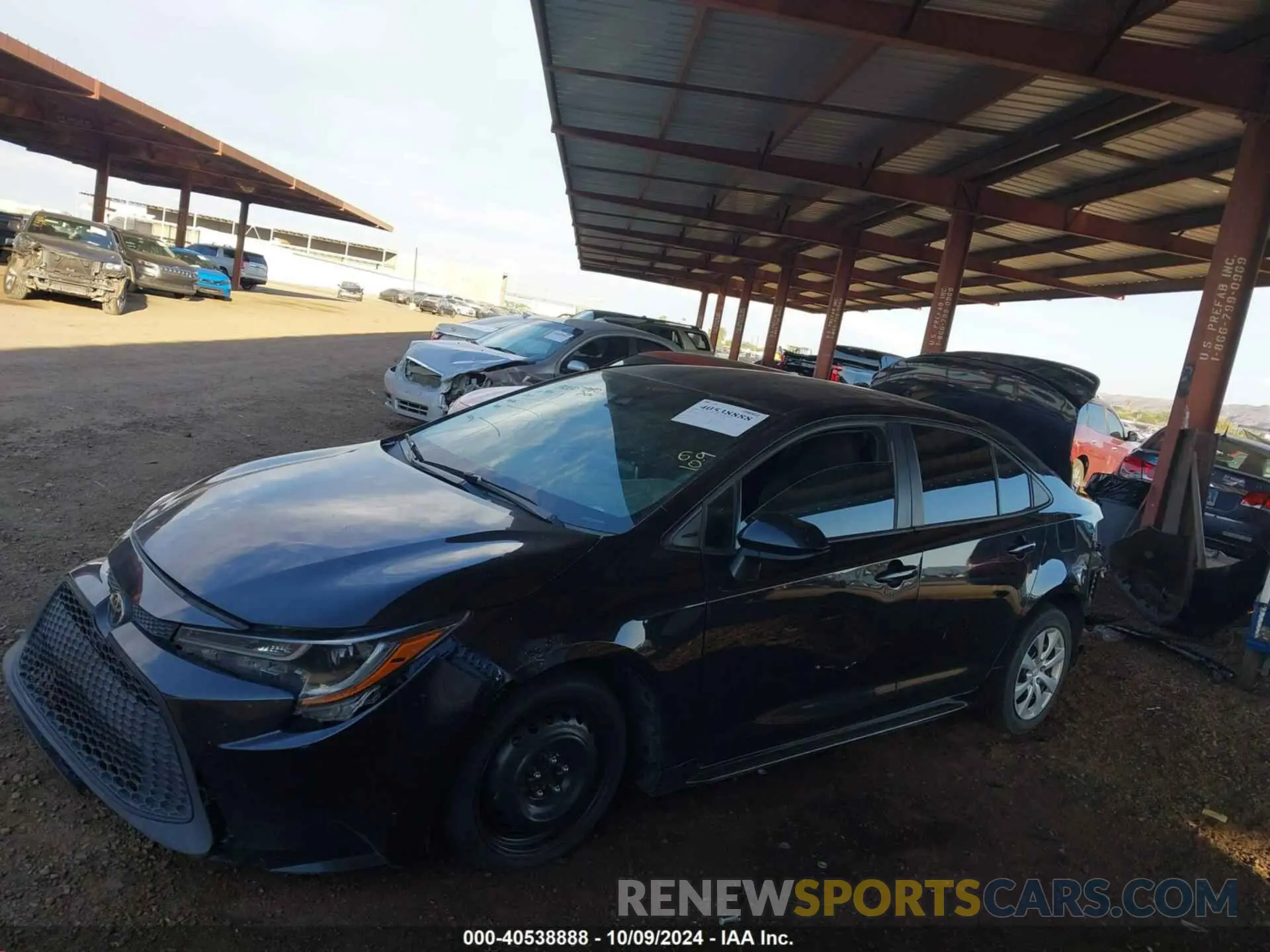 14 Photograph of a damaged car 5YFEPRAE1LP137653 TOYOTA COROLLA 2020