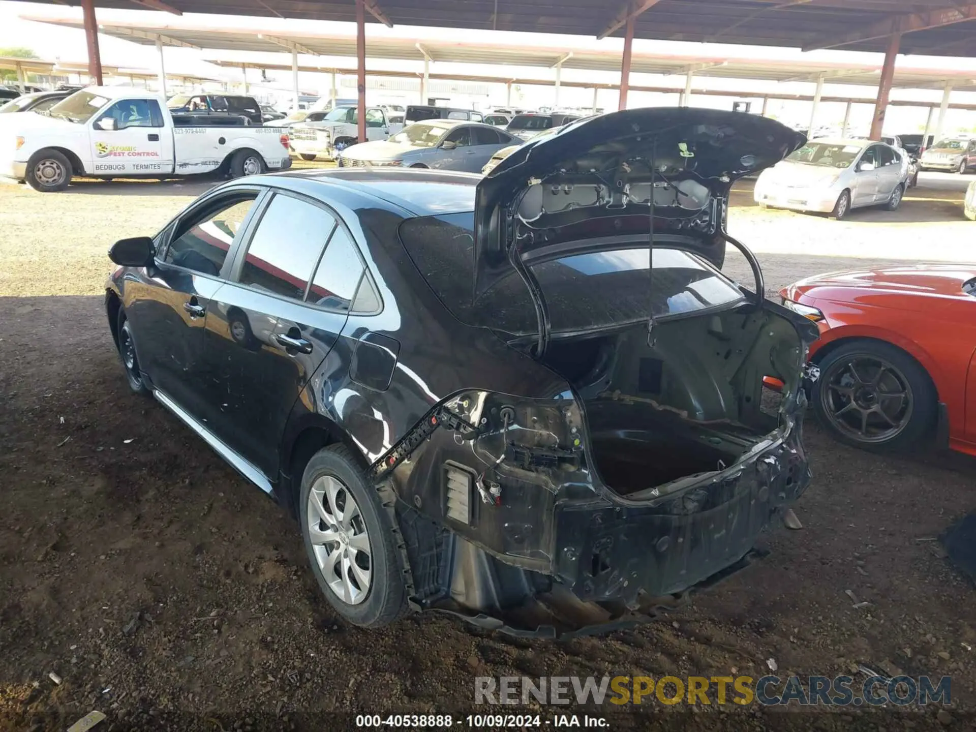 3 Photograph of a damaged car 5YFEPRAE1LP137653 TOYOTA COROLLA 2020