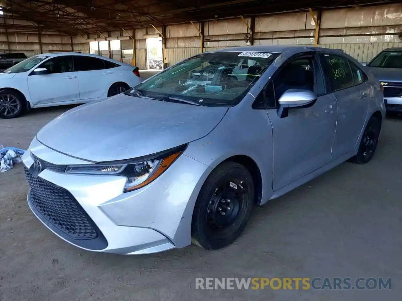 2 Photograph of a damaged car 5YFEPRAE1LP137829 TOYOTA COROLLA 2020