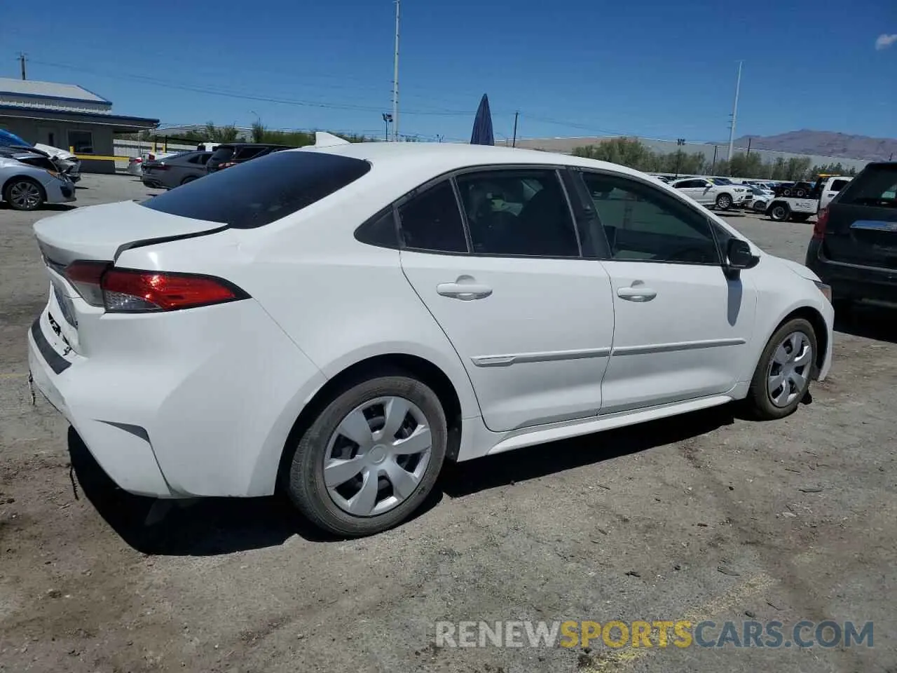 3 Photograph of a damaged car 5YFEPRAE1LP138303 TOYOTA COROLLA 2020