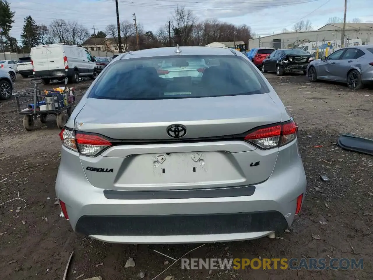 6 Photograph of a damaged car 5YFEPRAE1LP143744 TOYOTA COROLLA 2020