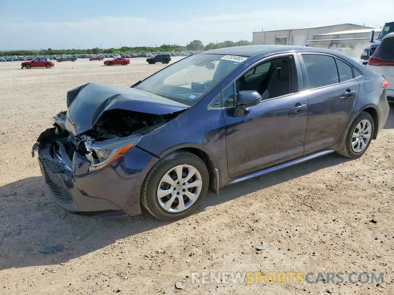 1 Photograph of a damaged car 5YFEPRAE1LP146725 TOYOTA COROLLA 2020