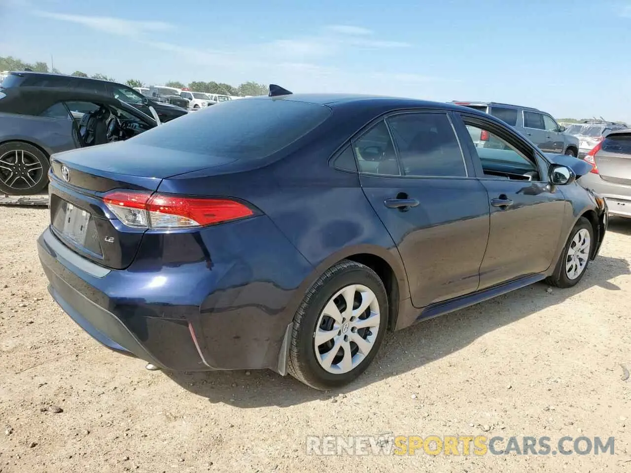3 Photograph of a damaged car 5YFEPRAE1LP146725 TOYOTA COROLLA 2020