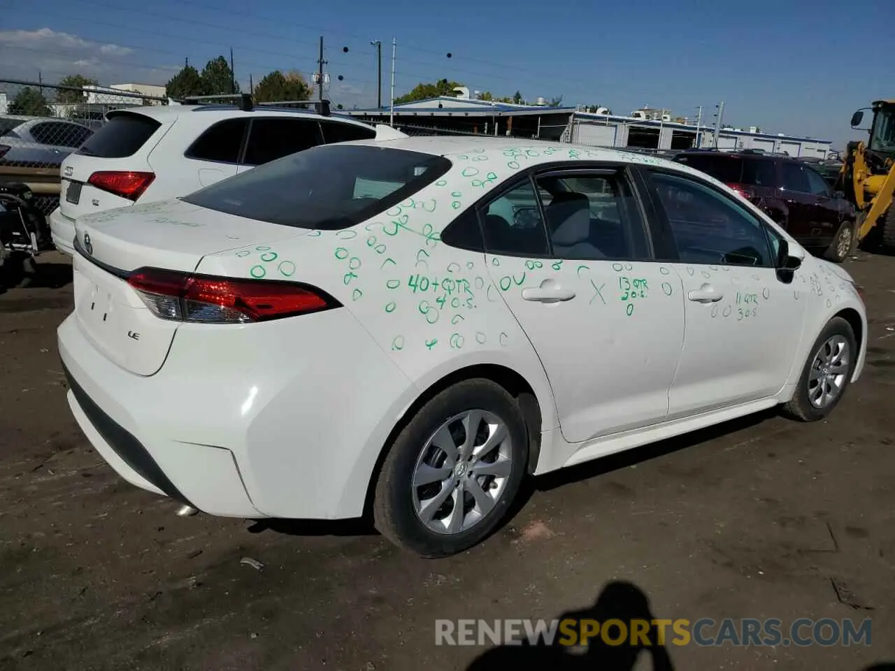 3 Photograph of a damaged car 5YFEPRAE2LP016971 TOYOTA COROLLA 2020