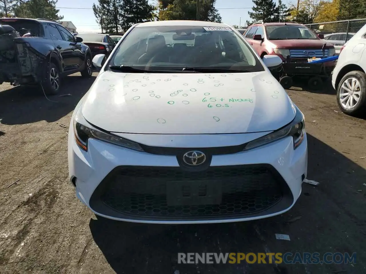 5 Photograph of a damaged car 5YFEPRAE2LP016971 TOYOTA COROLLA 2020