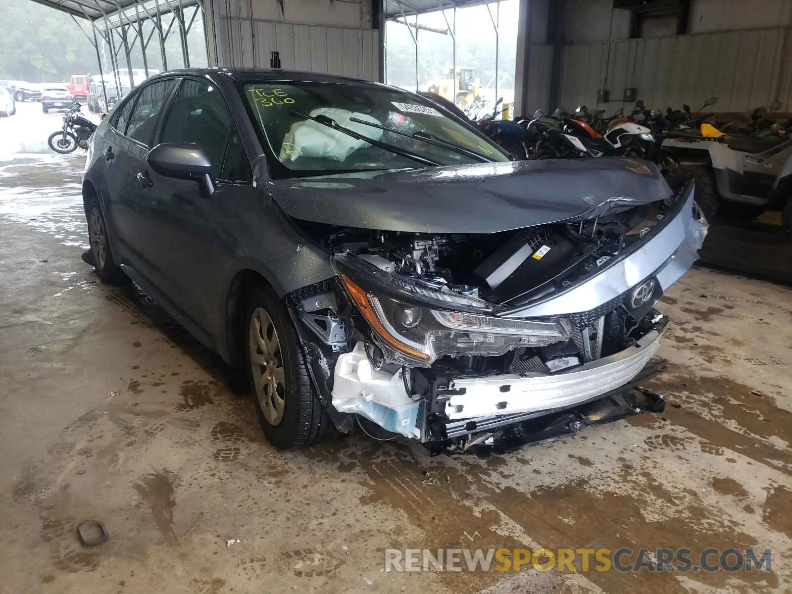 1 Photograph of a damaged car 5YFEPRAE2LP026805 TOYOTA COROLLA 2020
