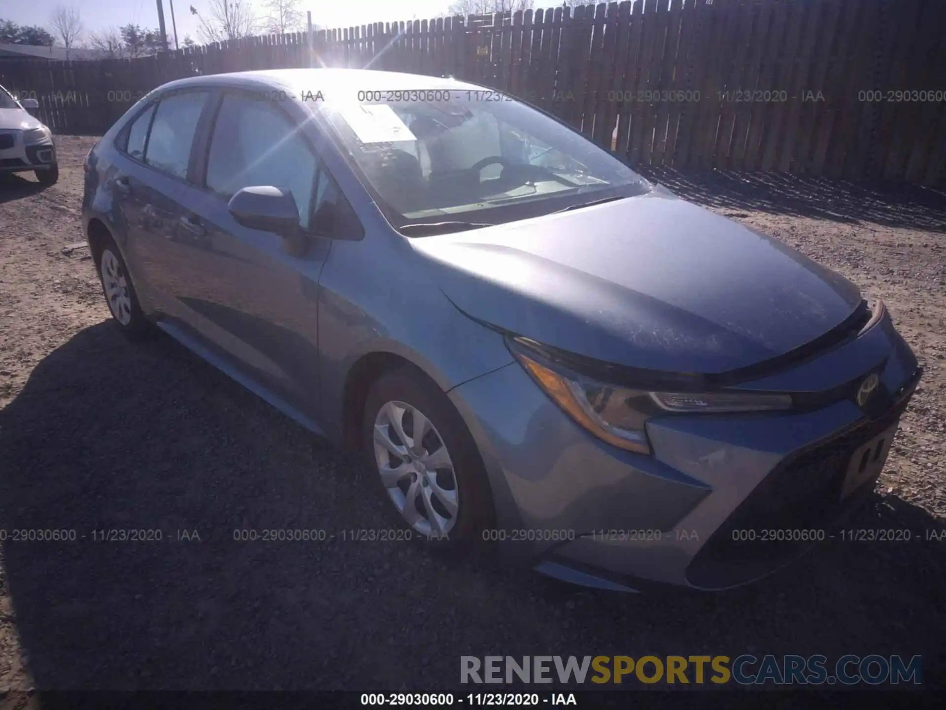 1 Photograph of a damaged car 5YFEPRAE2LP028232 TOYOTA COROLLA 2020