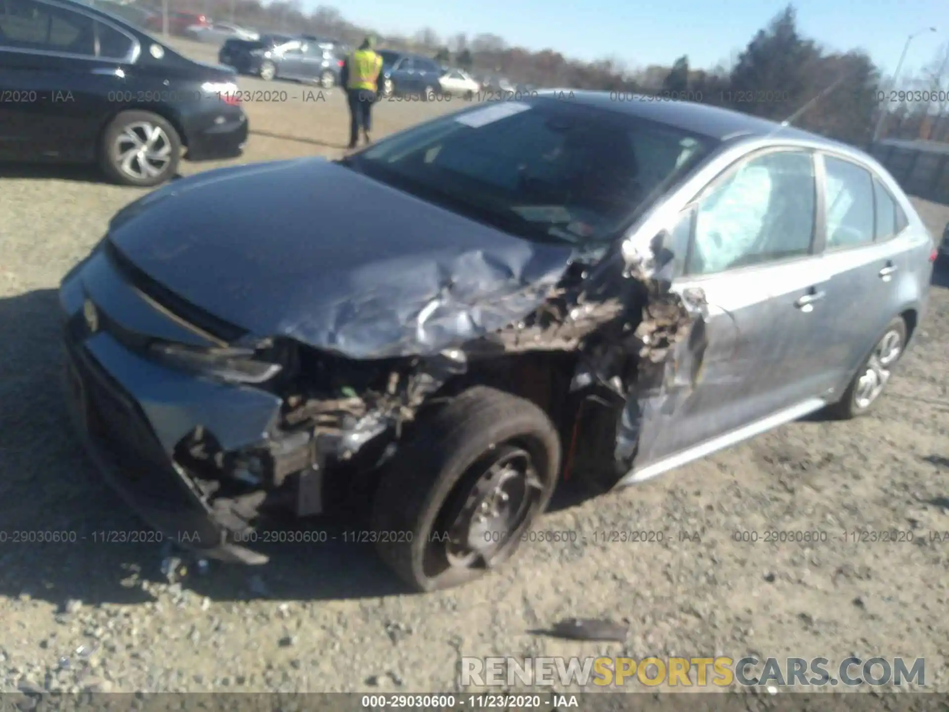 2 Photograph of a damaged car 5YFEPRAE2LP028232 TOYOTA COROLLA 2020