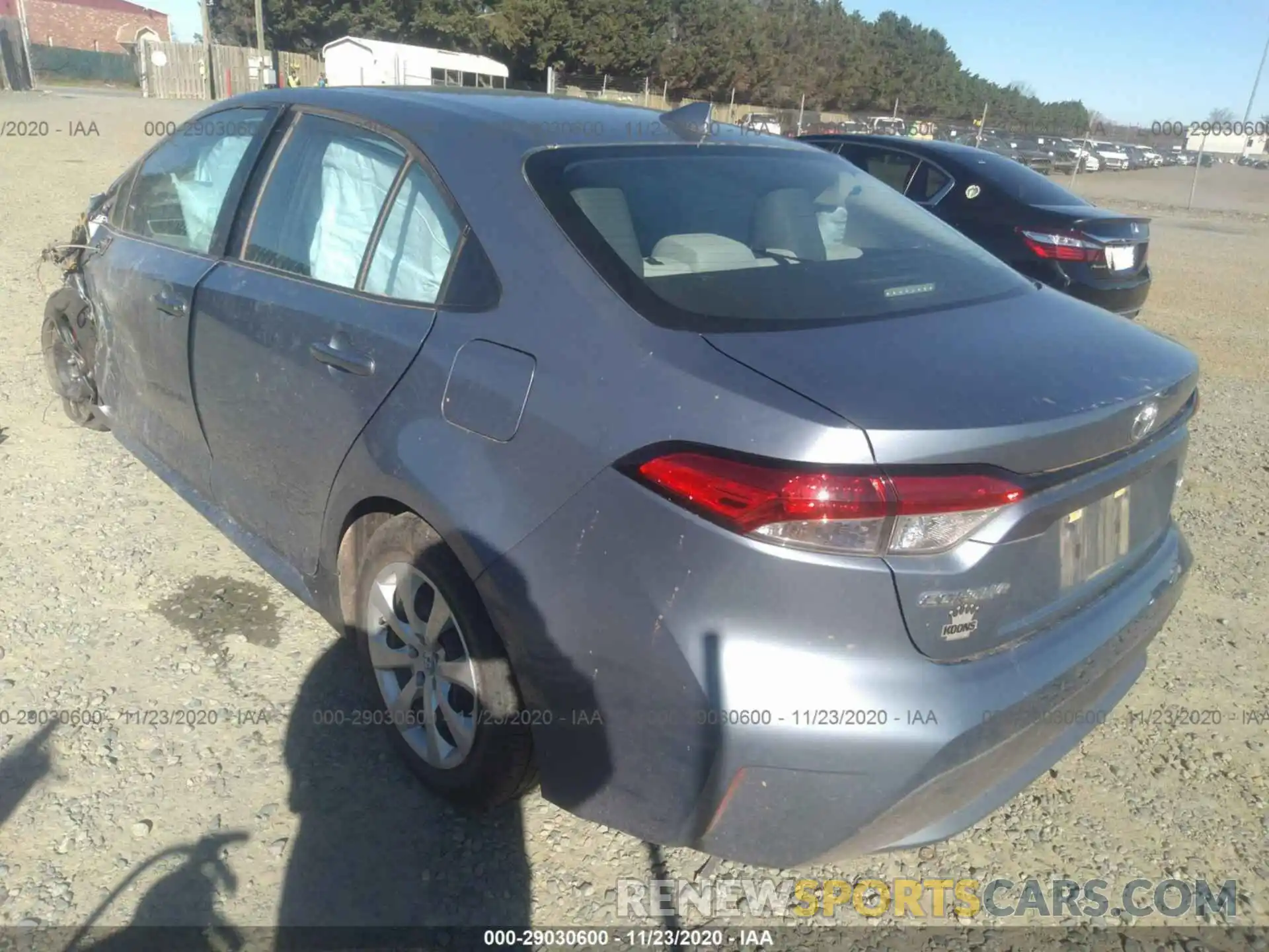 3 Photograph of a damaged car 5YFEPRAE2LP028232 TOYOTA COROLLA 2020