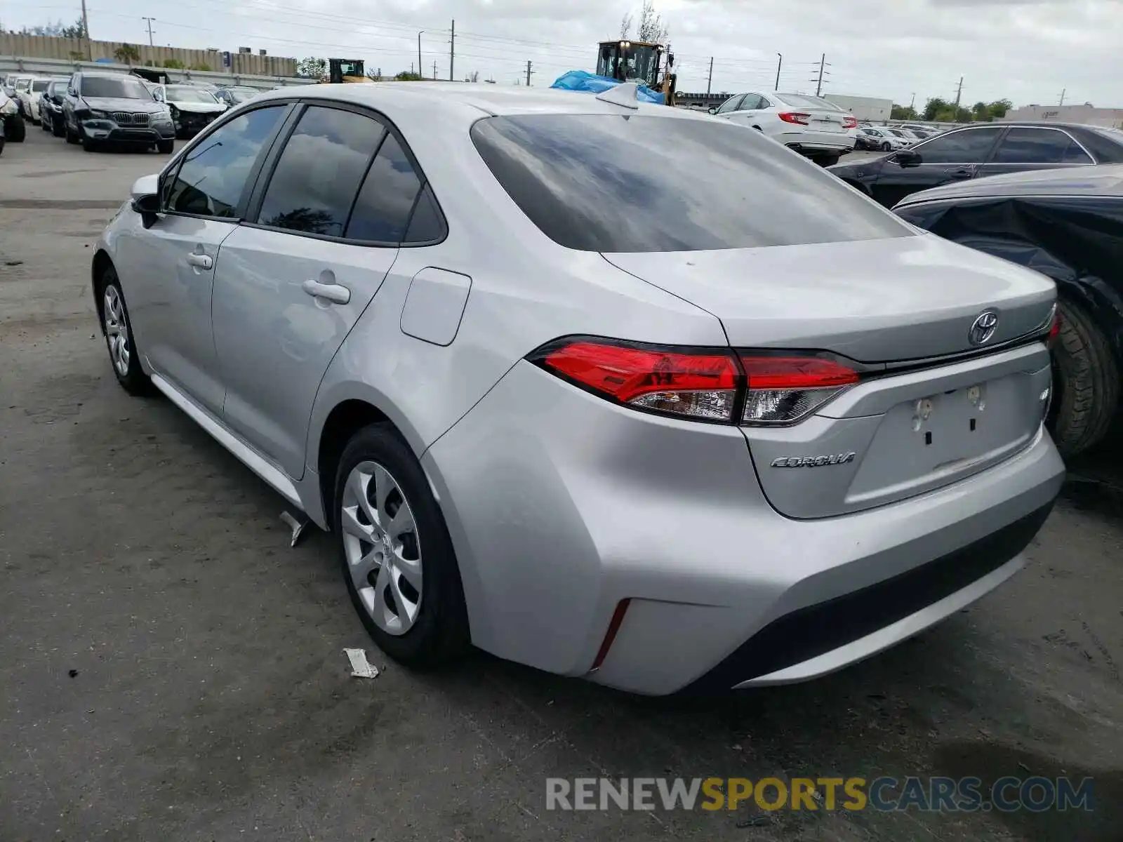 3 Photograph of a damaged car 5YFEPRAE2LP034046 TOYOTA COROLLA 2020