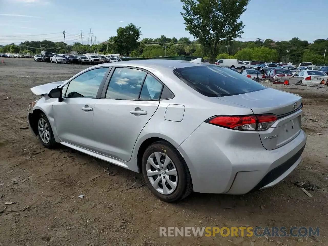2 Photograph of a damaged car 5YFEPRAE2LP034337 TOYOTA COROLLA 2020