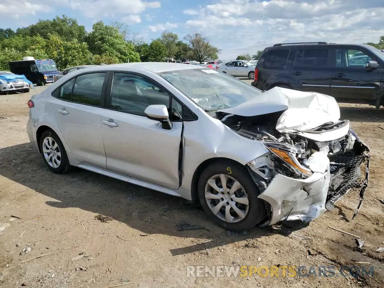 4 Photograph of a damaged car 5YFEPRAE2LP034337 TOYOTA COROLLA 2020