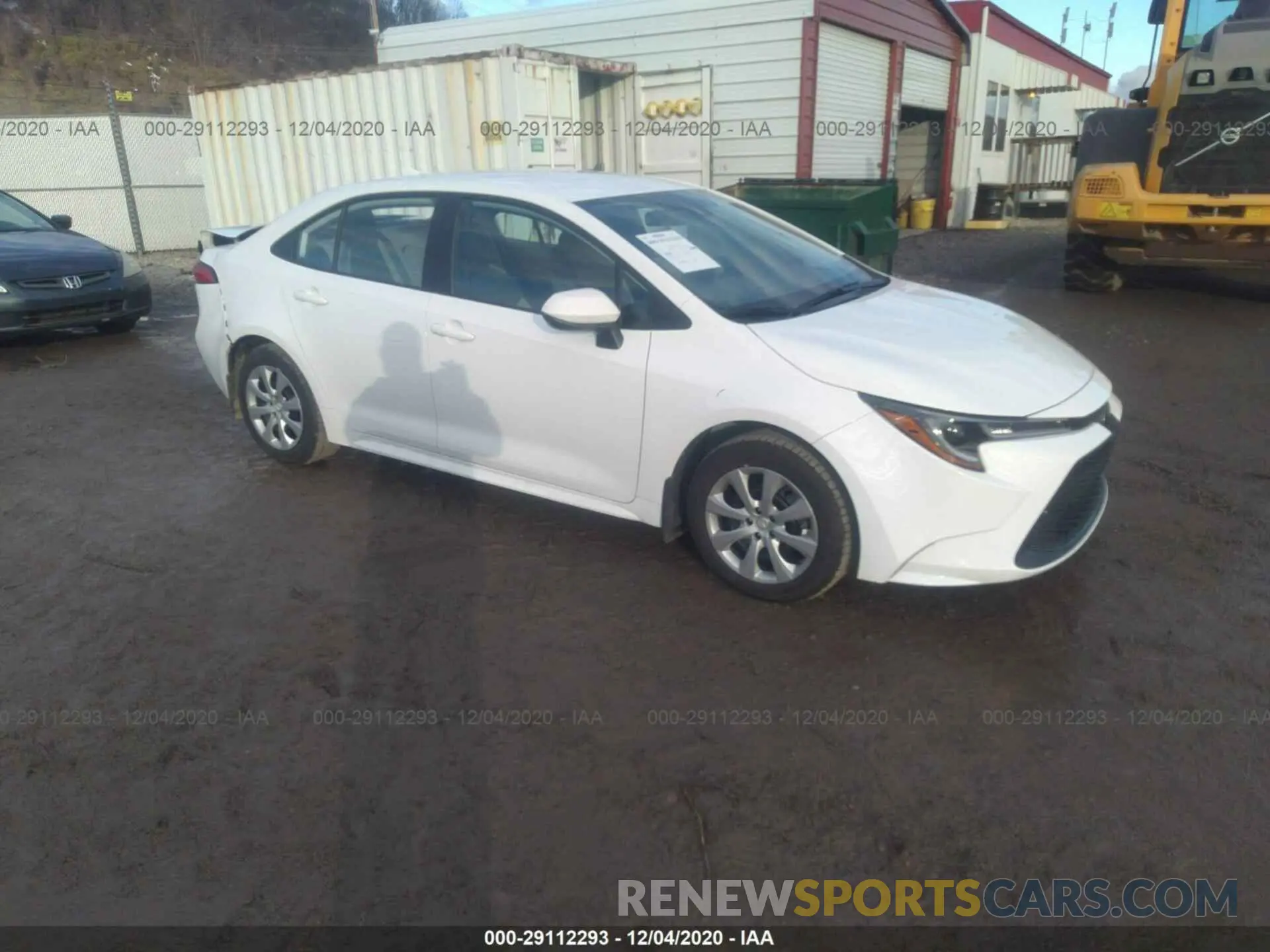 1 Photograph of a damaged car 5YFEPRAE2LP034824 TOYOTA COROLLA 2020