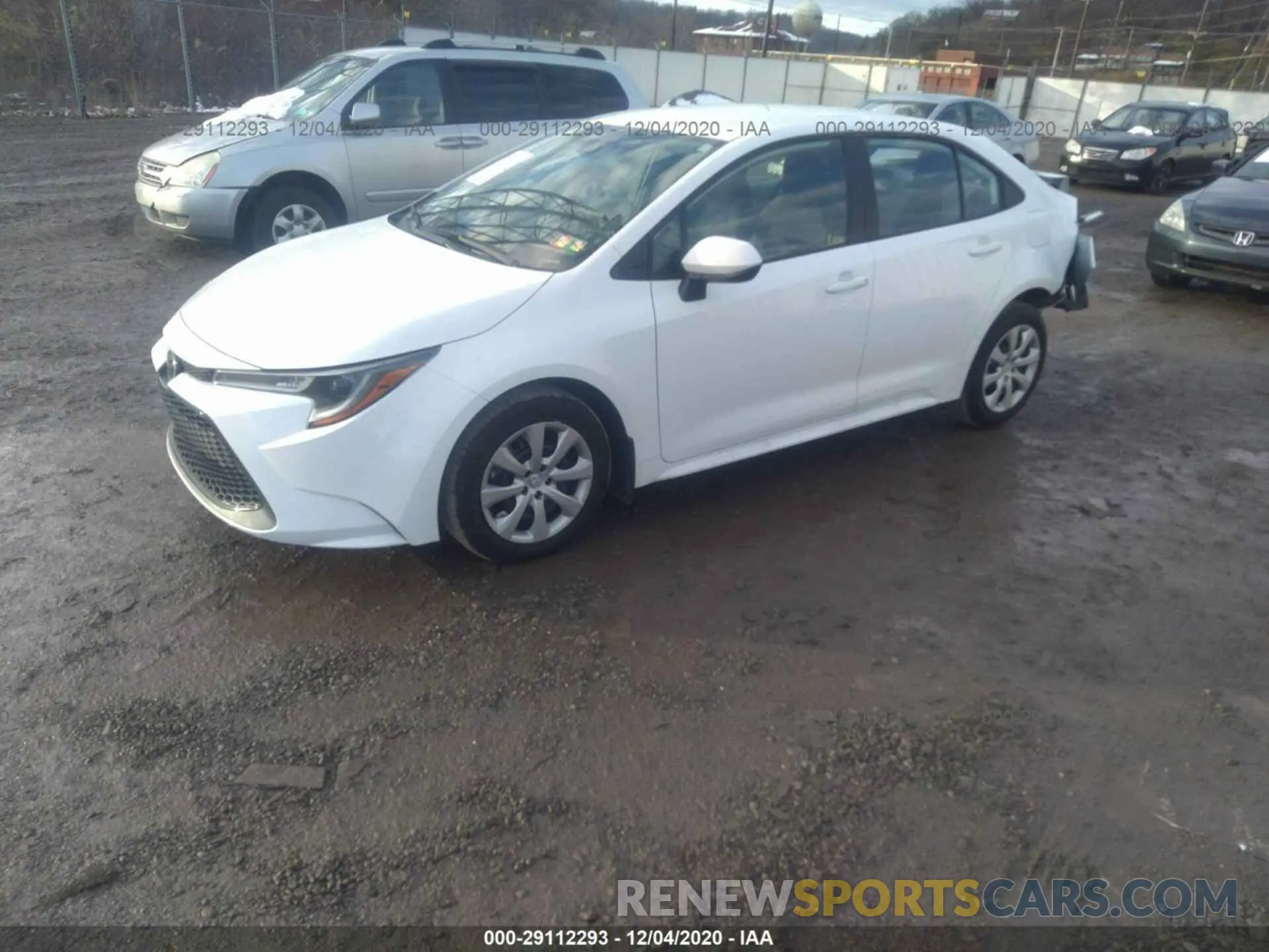 2 Photograph of a damaged car 5YFEPRAE2LP034824 TOYOTA COROLLA 2020