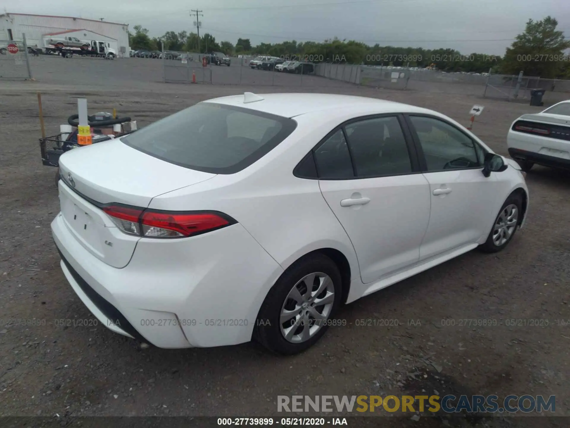 4 Photograph of a damaged car 5YFEPRAE2LP038856 TOYOTA COROLLA 2020
