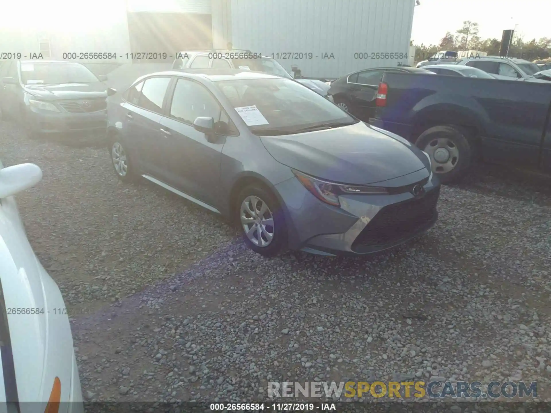 1 Photograph of a damaged car 5YFEPRAE2LP043393 TOYOTA COROLLA 2020