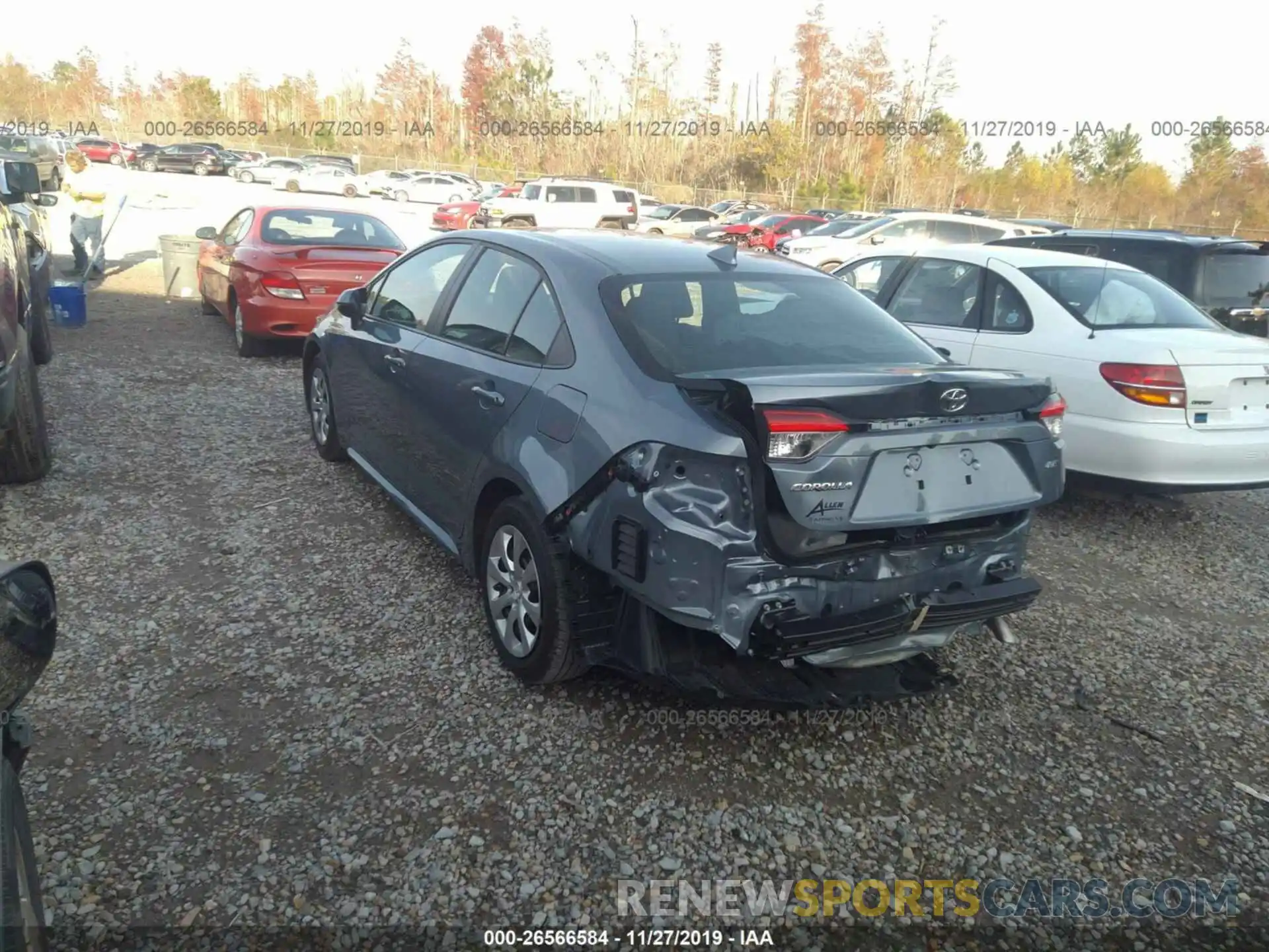 3 Photograph of a damaged car 5YFEPRAE2LP043393 TOYOTA COROLLA 2020