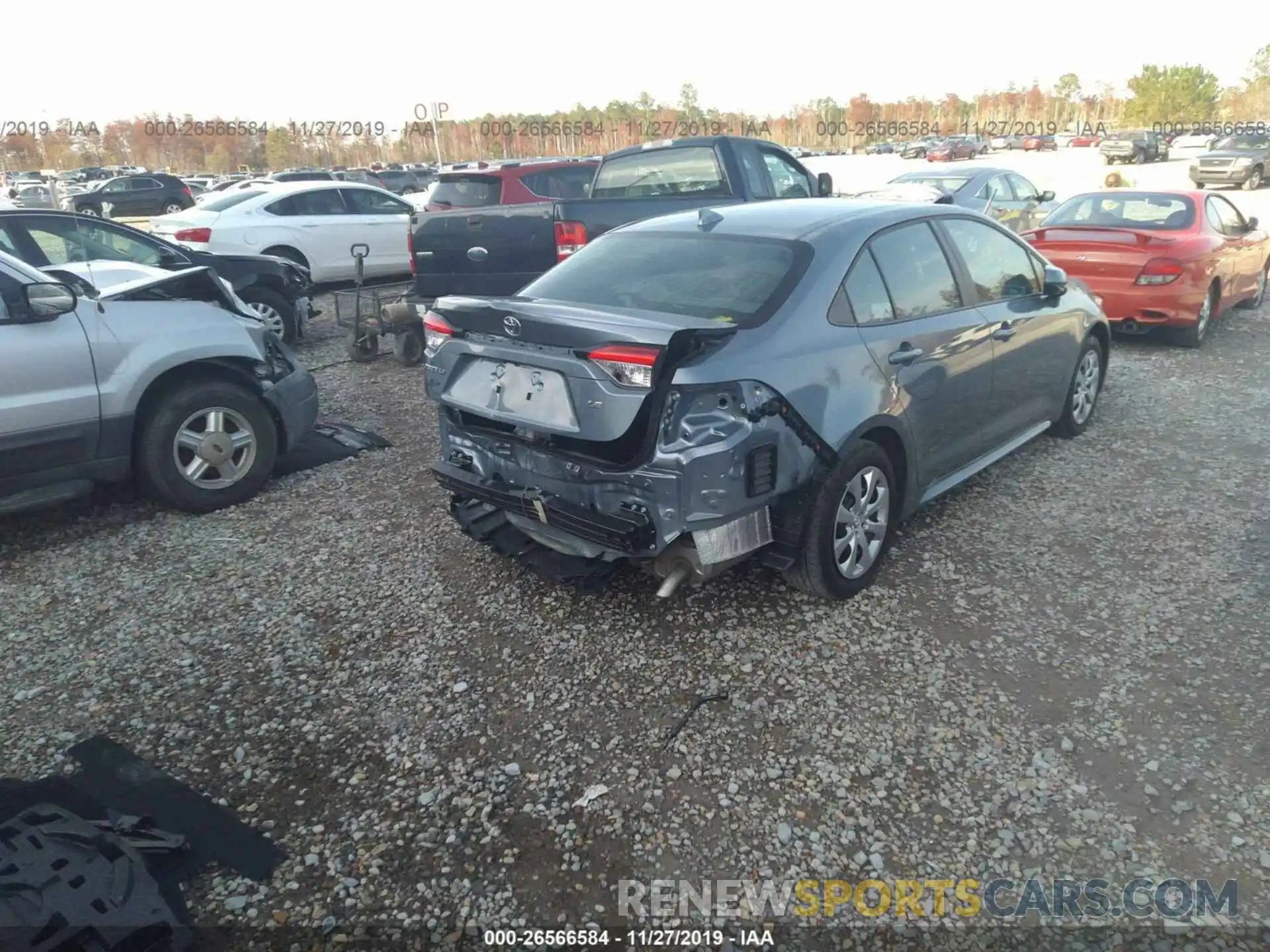 4 Photograph of a damaged car 5YFEPRAE2LP043393 TOYOTA COROLLA 2020