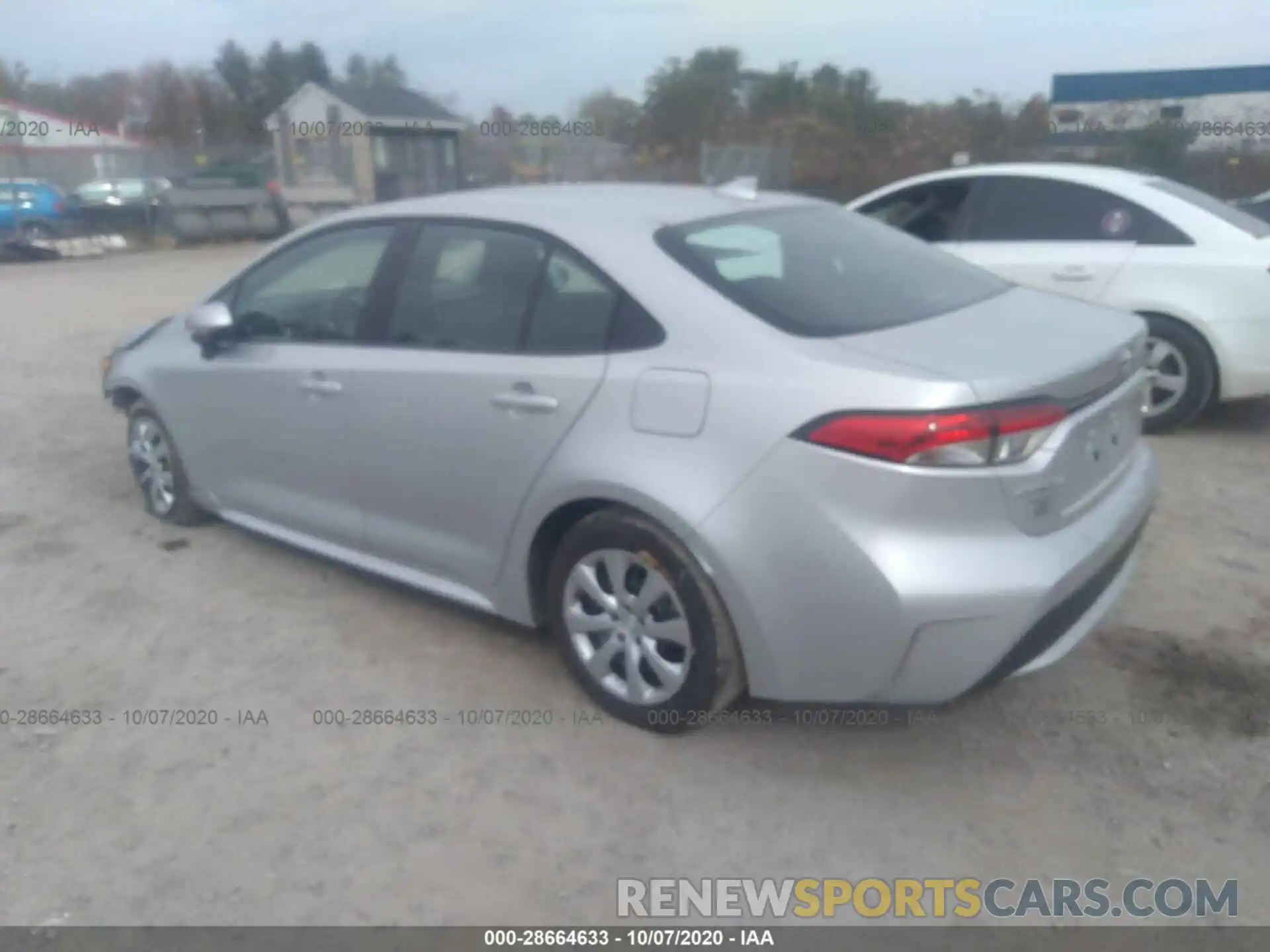 3 Photograph of a damaged car 5YFEPRAE2LP049260 TOYOTA COROLLA 2020