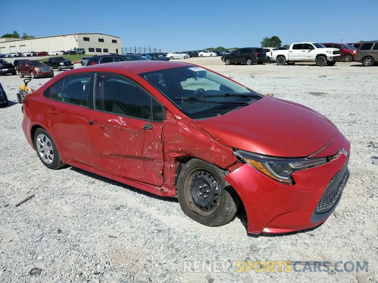 4 Photograph of a damaged car 5YFEPRAE2LP054328 TOYOTA COROLLA 2020
