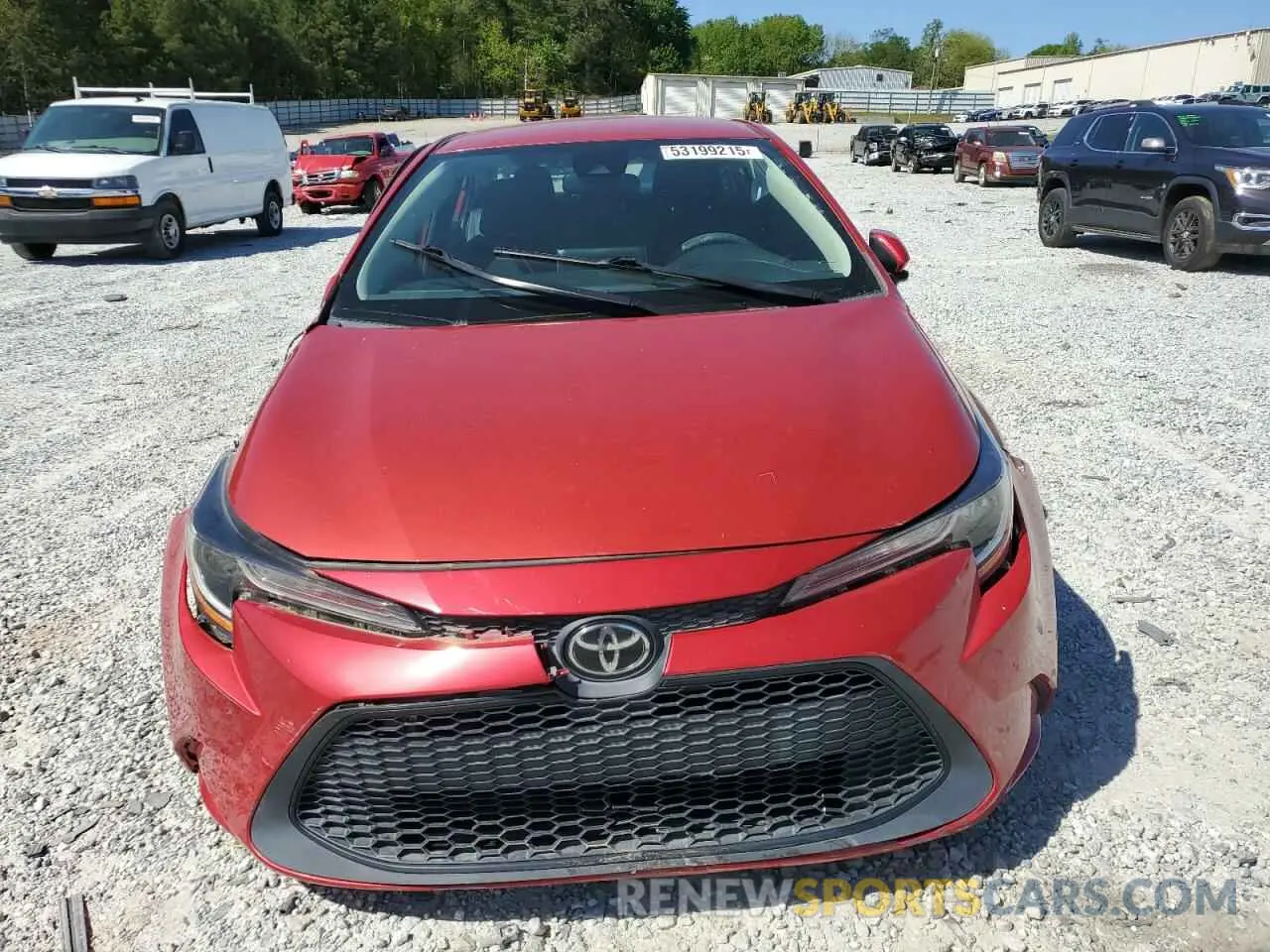 5 Photograph of a damaged car 5YFEPRAE2LP054328 TOYOTA COROLLA 2020