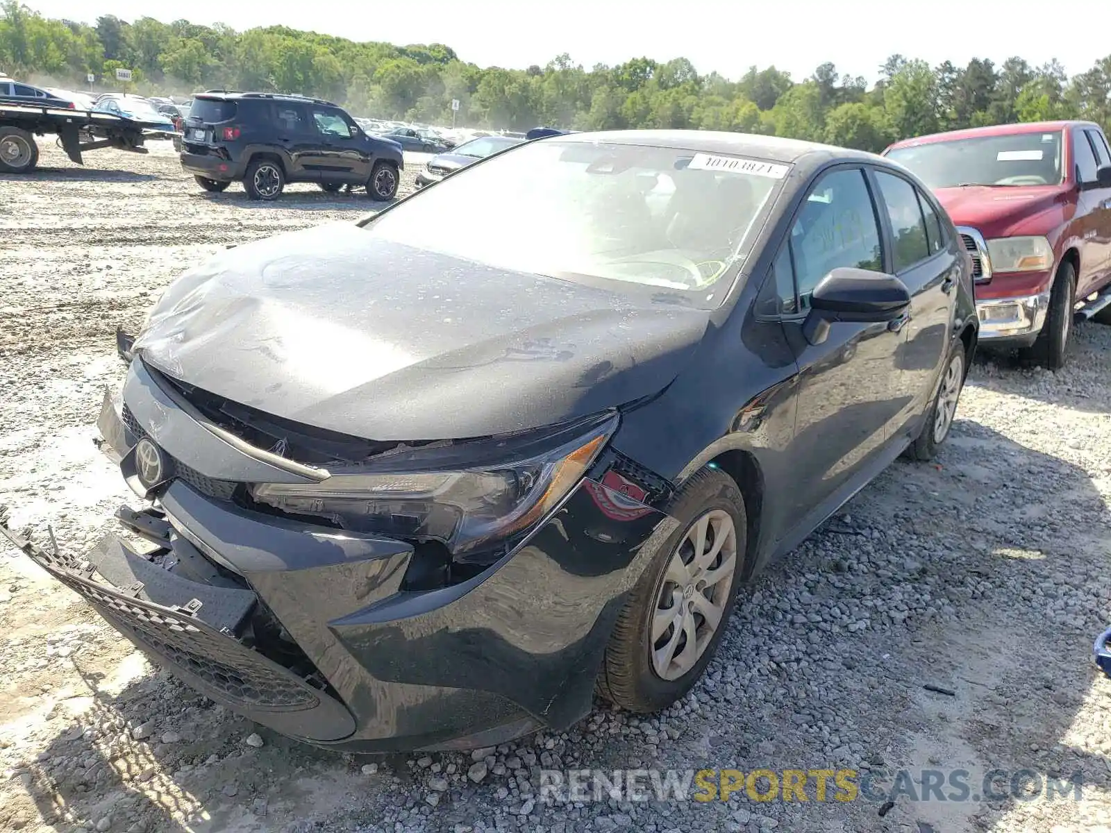 2 Photograph of a damaged car 5YFEPRAE2LP059013 TOYOTA COROLLA 2020